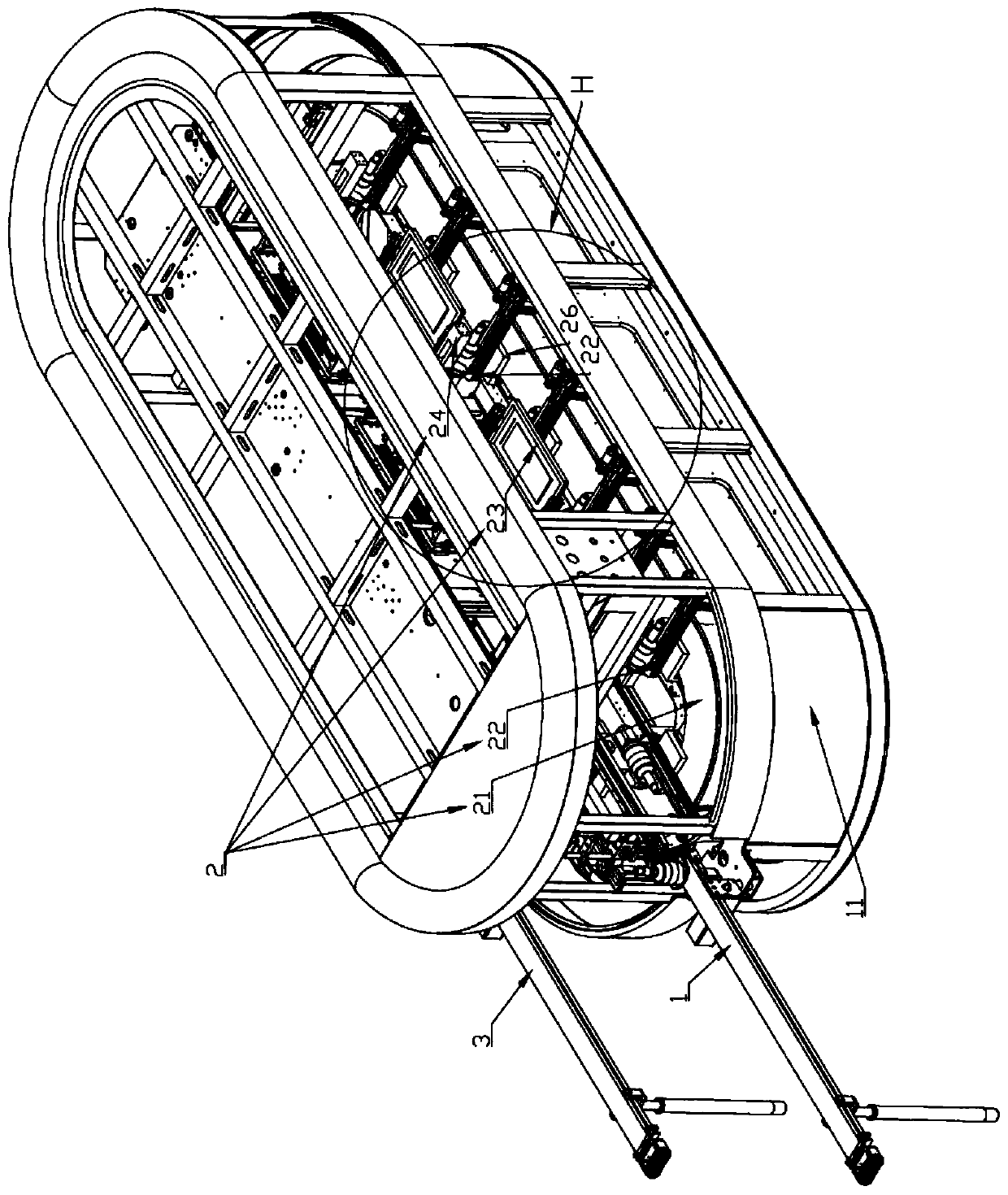 A bottle automatic screen printing machine