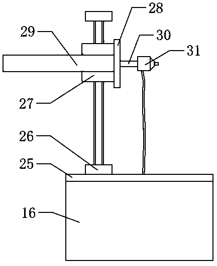 Material color code spraying device of sulfur and hydrogen resisting bent pipe fitting material