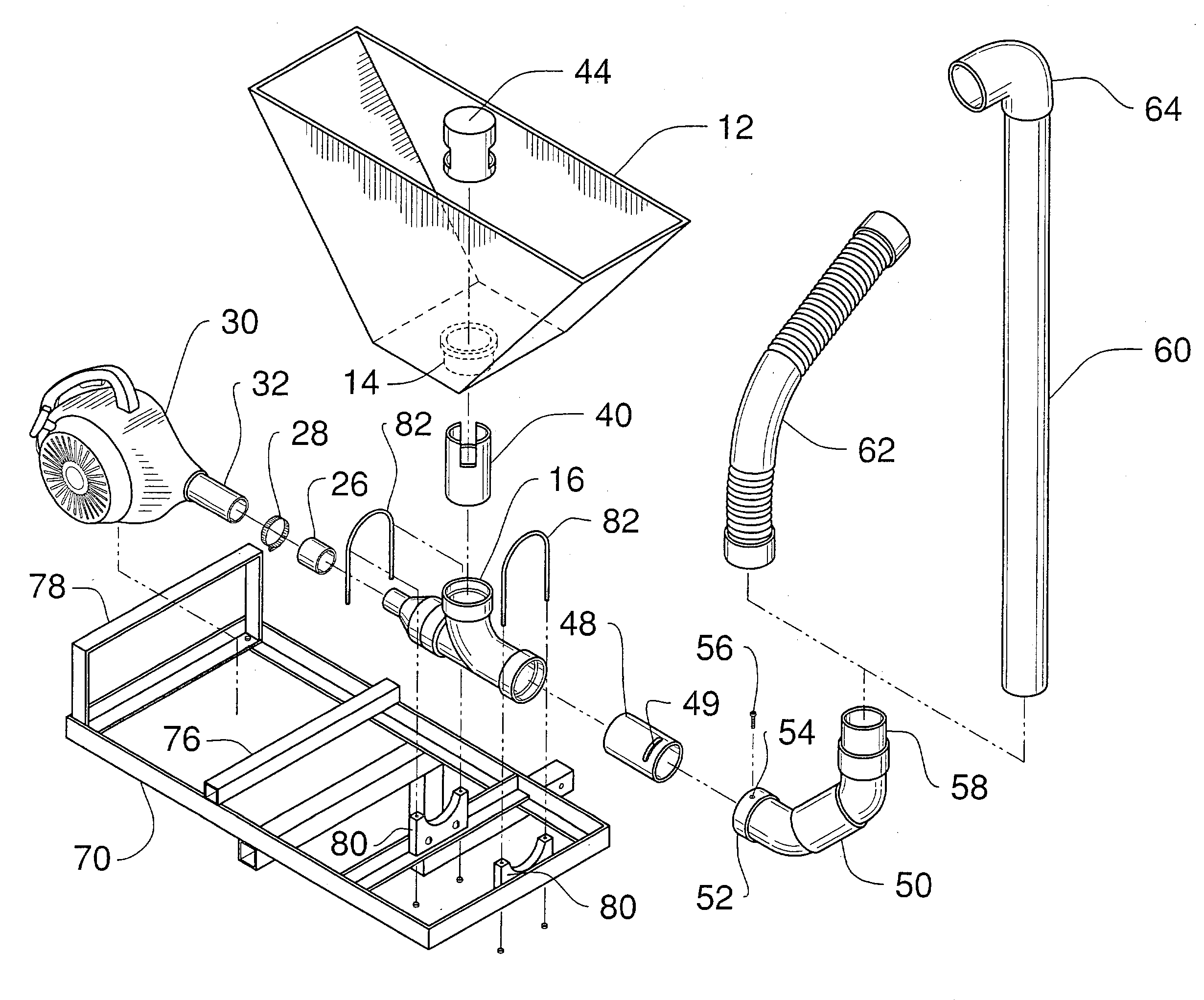 Pneumatic particulate dispensing system