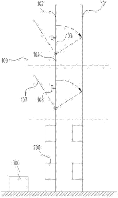 Goods delivery system for high-rise building object delivery