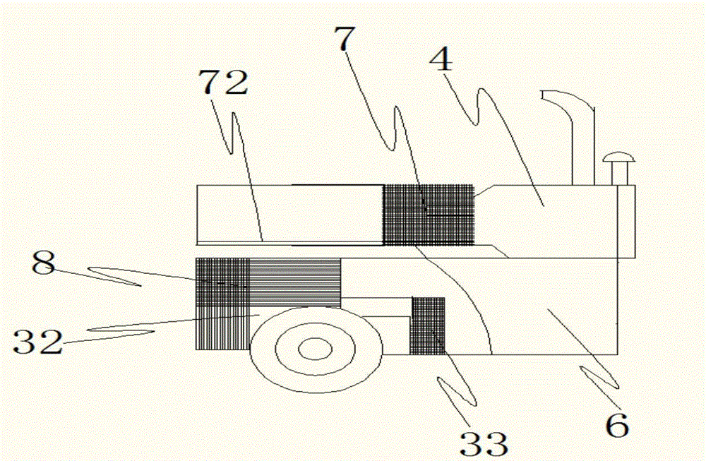 Balance type rear wheel drive forklift automatically adjusting center of gravity