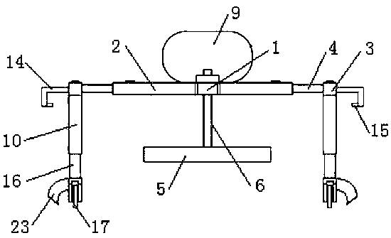 Agricultural pesticide spraying and film covering machine