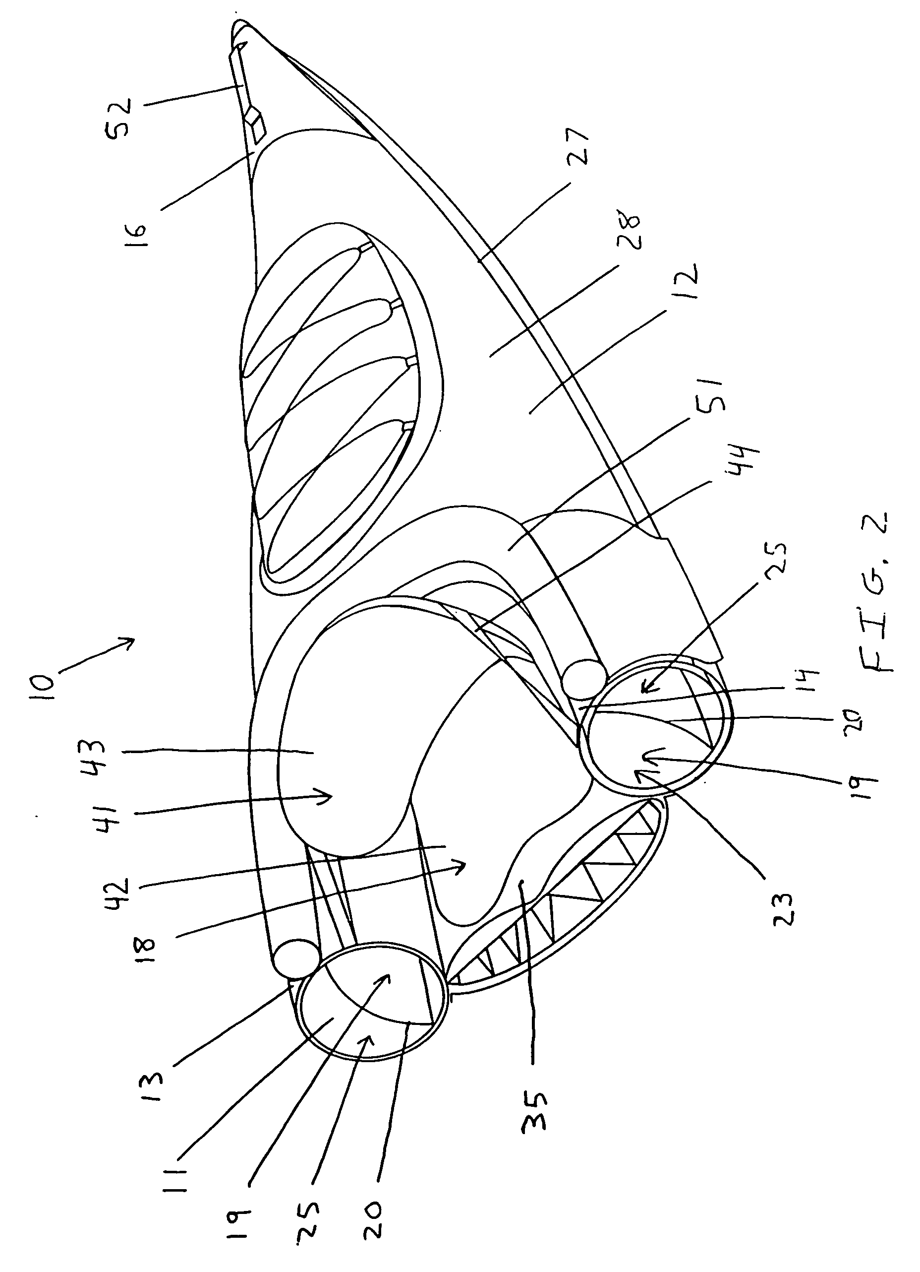 Inflatable keel floor chamber for inflatable kayaks