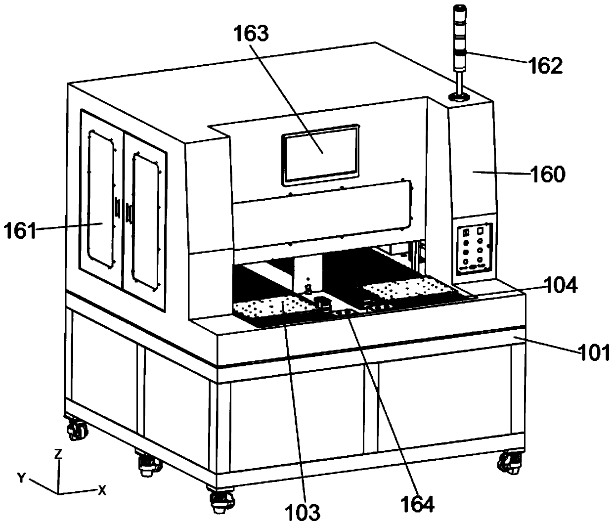 Paper-plastic ring cutting machine