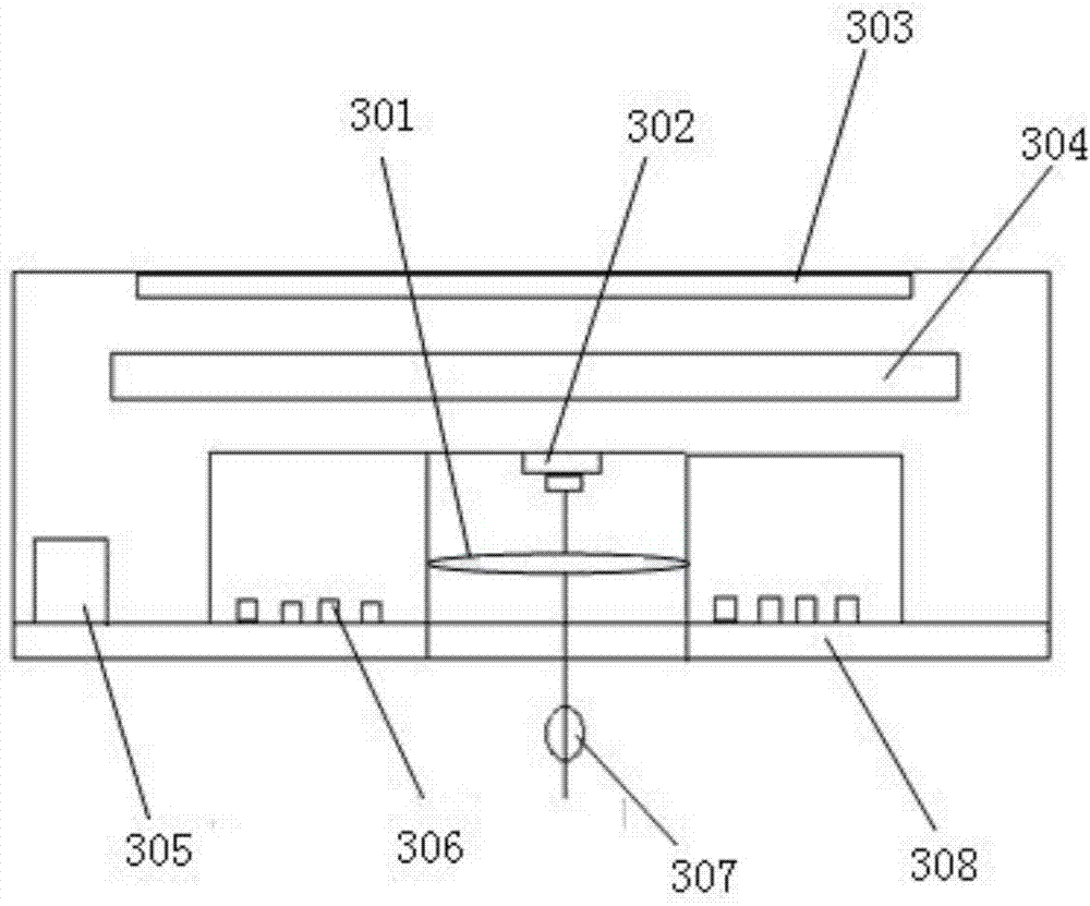 Optoacoustic effect-based heart rate measuring method and device