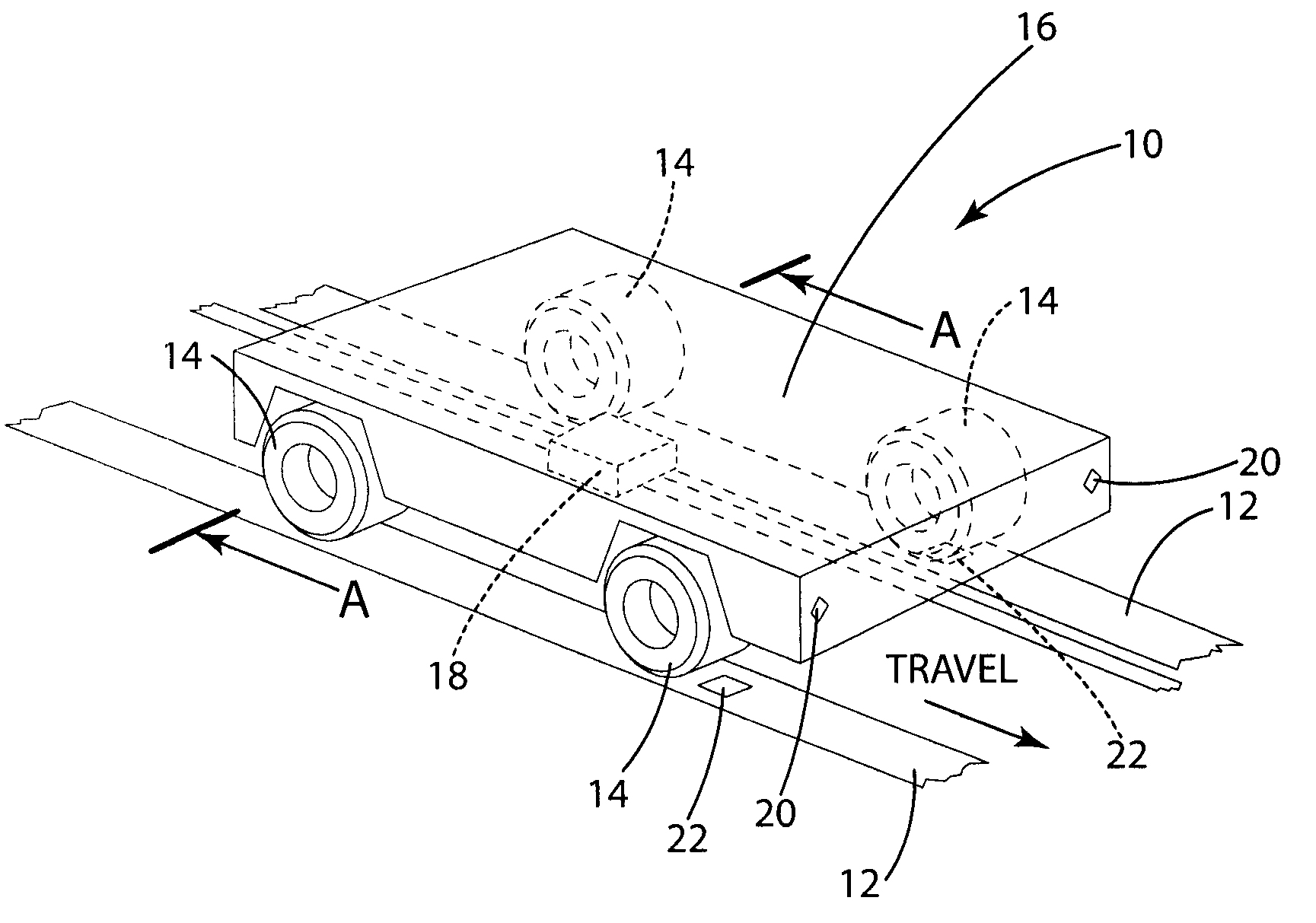 Variable path automated guided vehicle