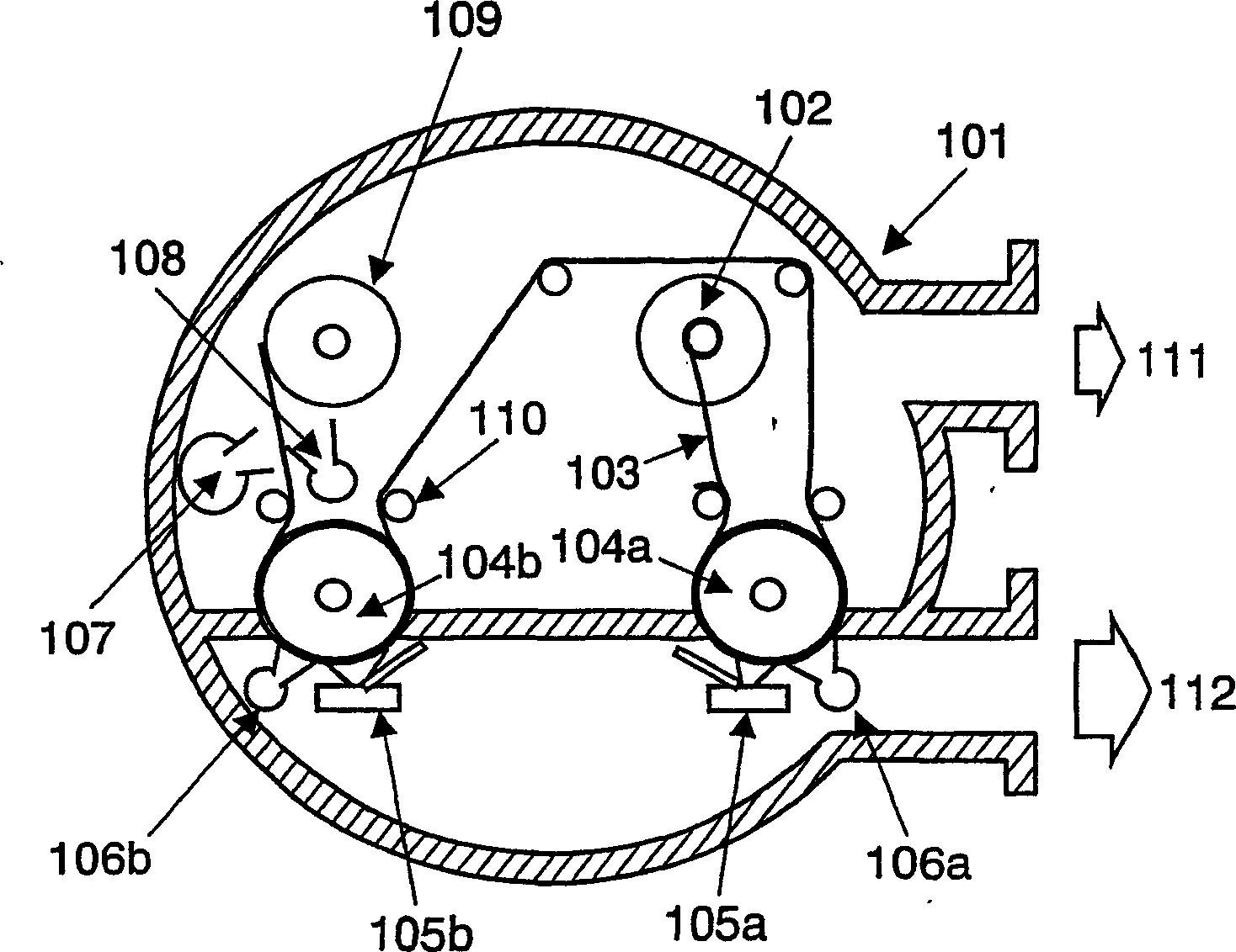 Mfg. method of double-sided metallization film and metallization film capacitor using same