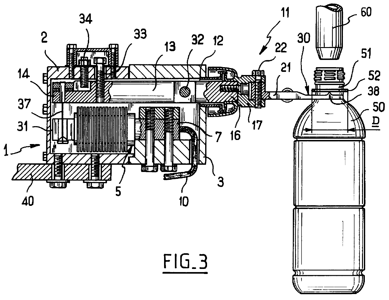 Weight-filling method, and a corresponding device