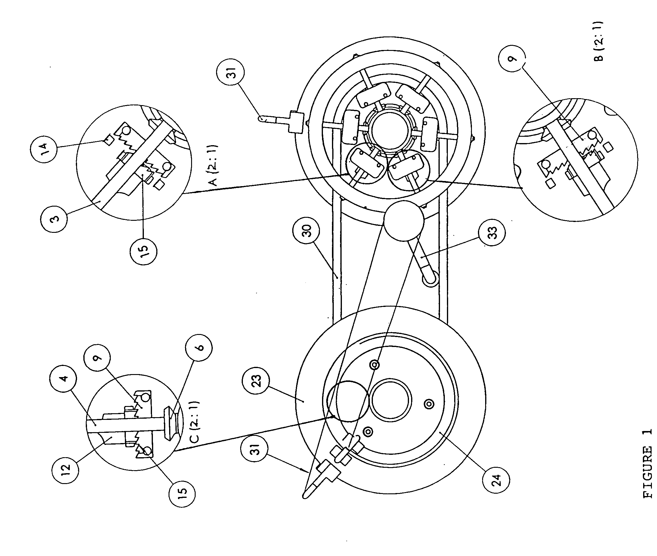 Variable radius continuously variable transmission