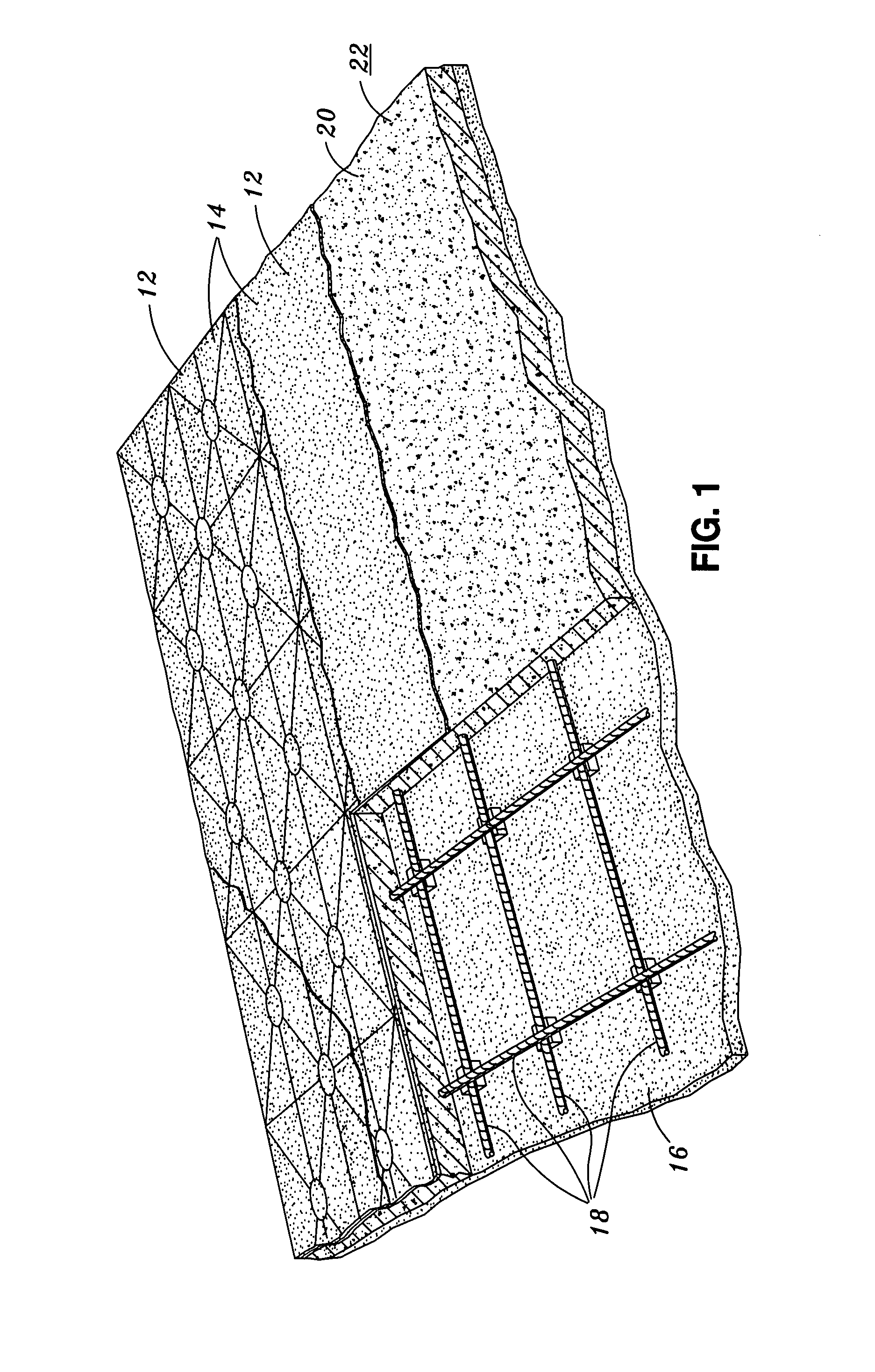 Surface seeded fine aggregate concrete simulating quarried stone