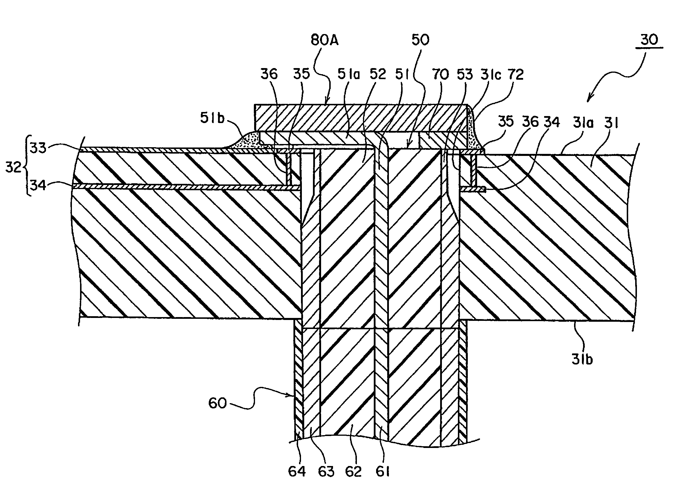 Measurement board for electronic device test apparatus