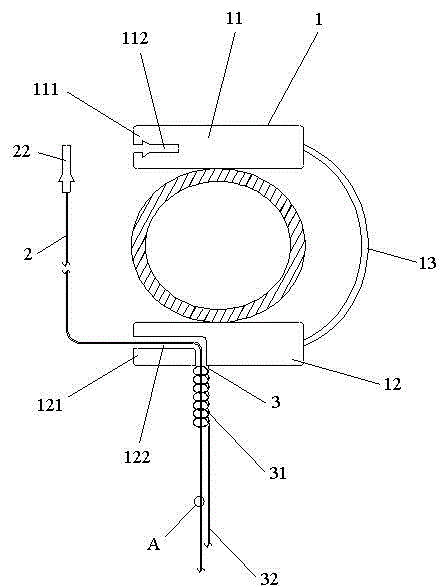 Artery clamp capable of tightening step by step and progressive carotid artery ligation system