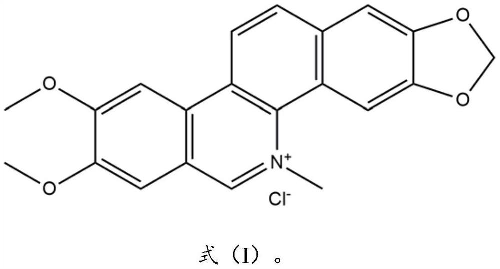 Application of nitidine chloride in preparation of urease inhibitor