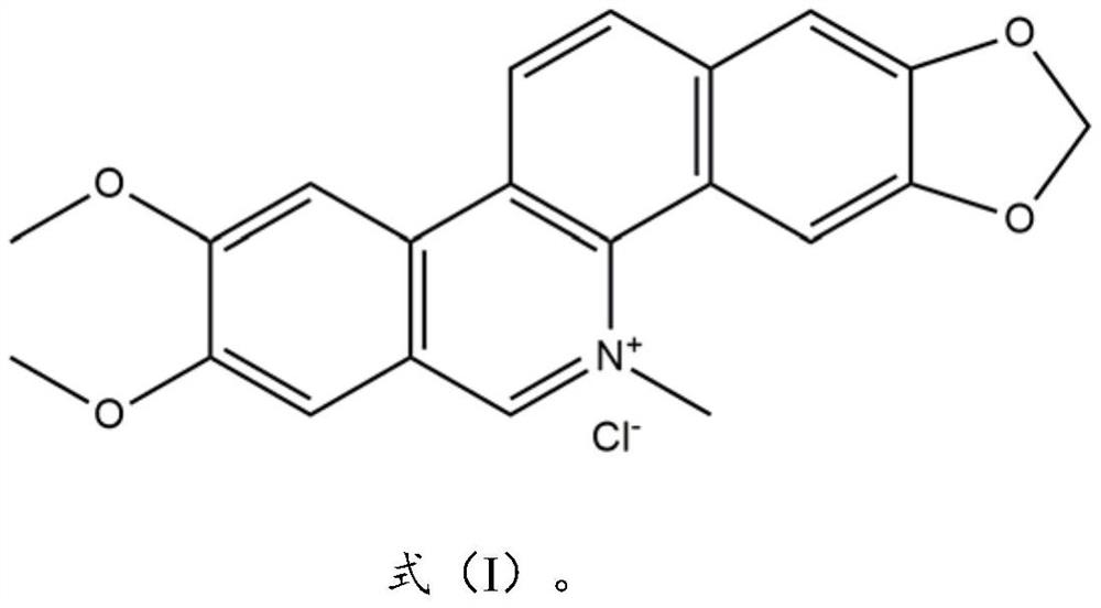 Application of nitidine chloride in preparation of urease inhibitor