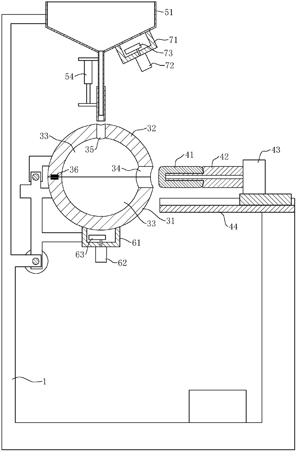 Coke particle preparation device