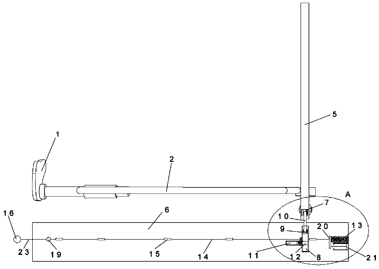 Backrest angle adaptive adjustment mechanism for seat of high-speed railway