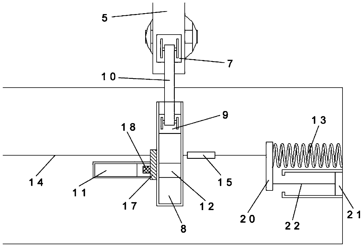 Backrest angle adaptive adjustment mechanism for seat of high-speed railway