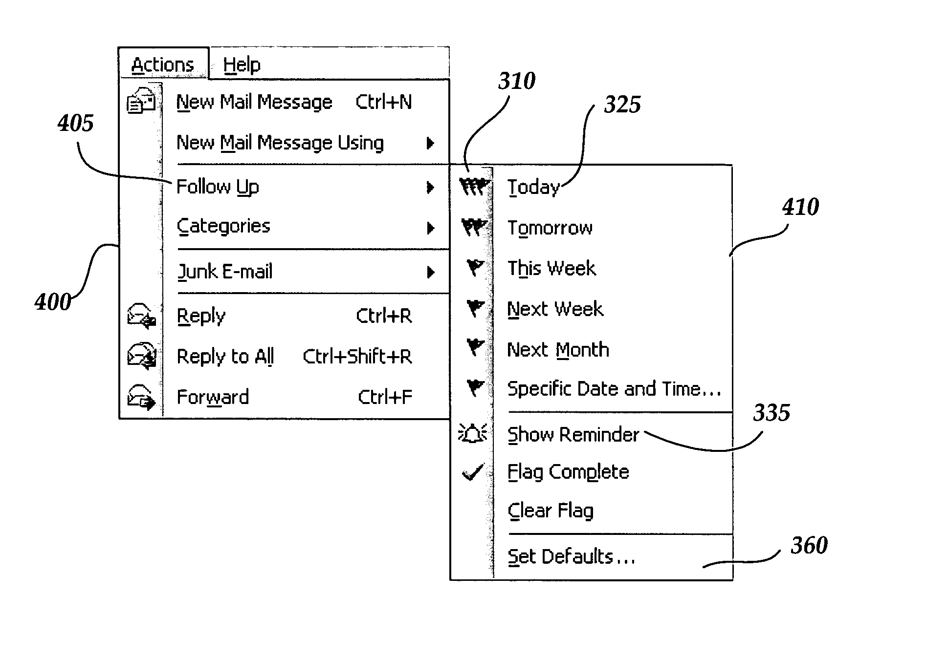 Method and system for improved electronic task flagging and management