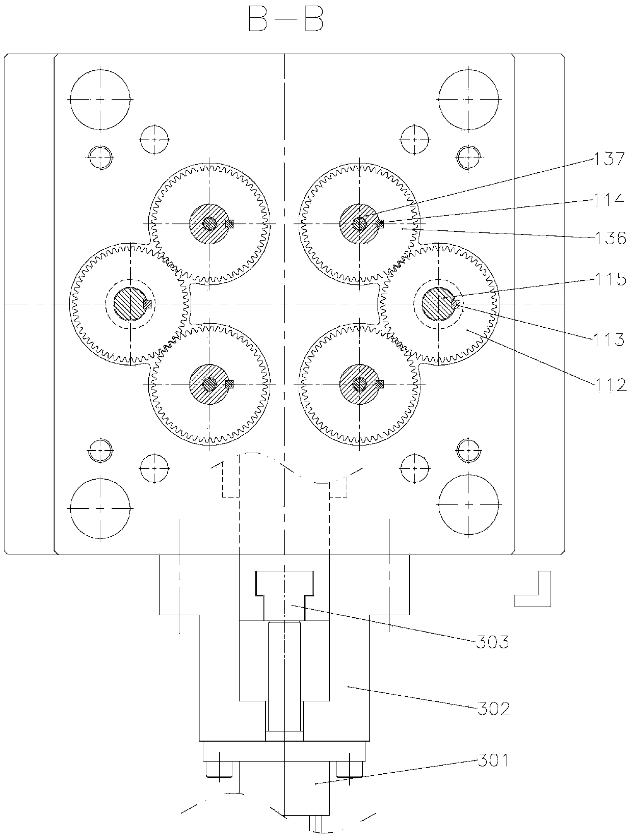 Plastic worm injection forming mold