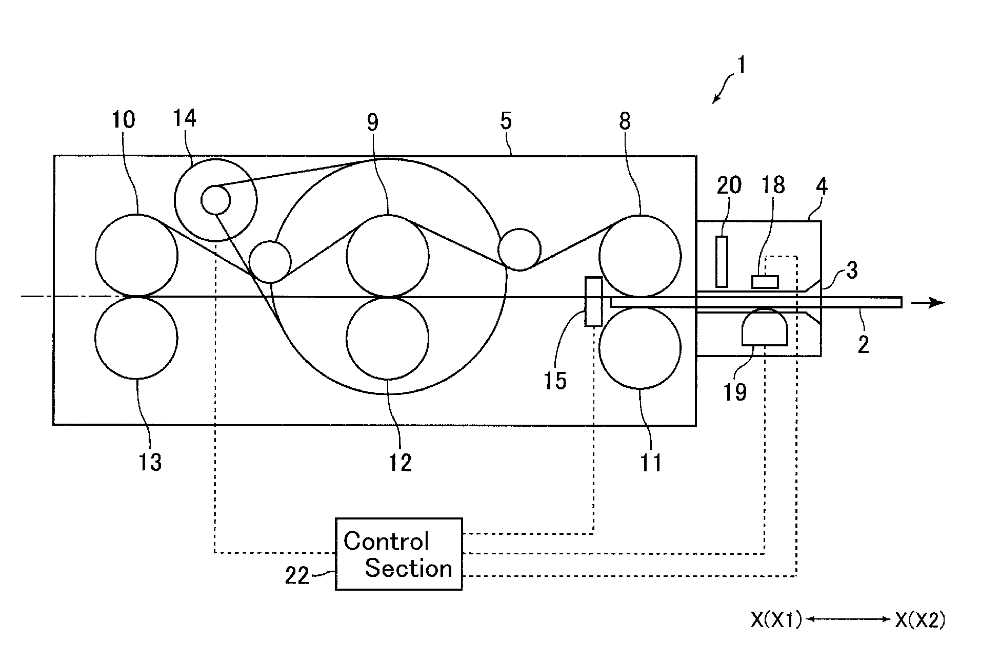 Card reader and control method therefor