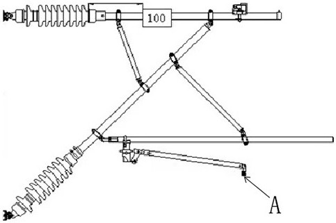 Dynamic measurement method for positioning point of contact network positioner