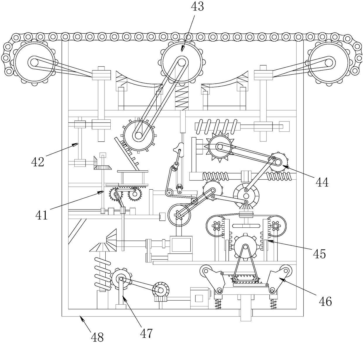 Sorting device for checking cargos