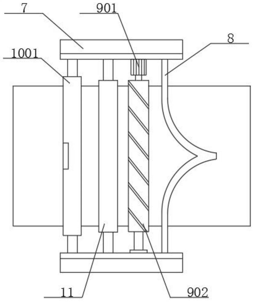 Shot blasting machine for rust removal of steel member