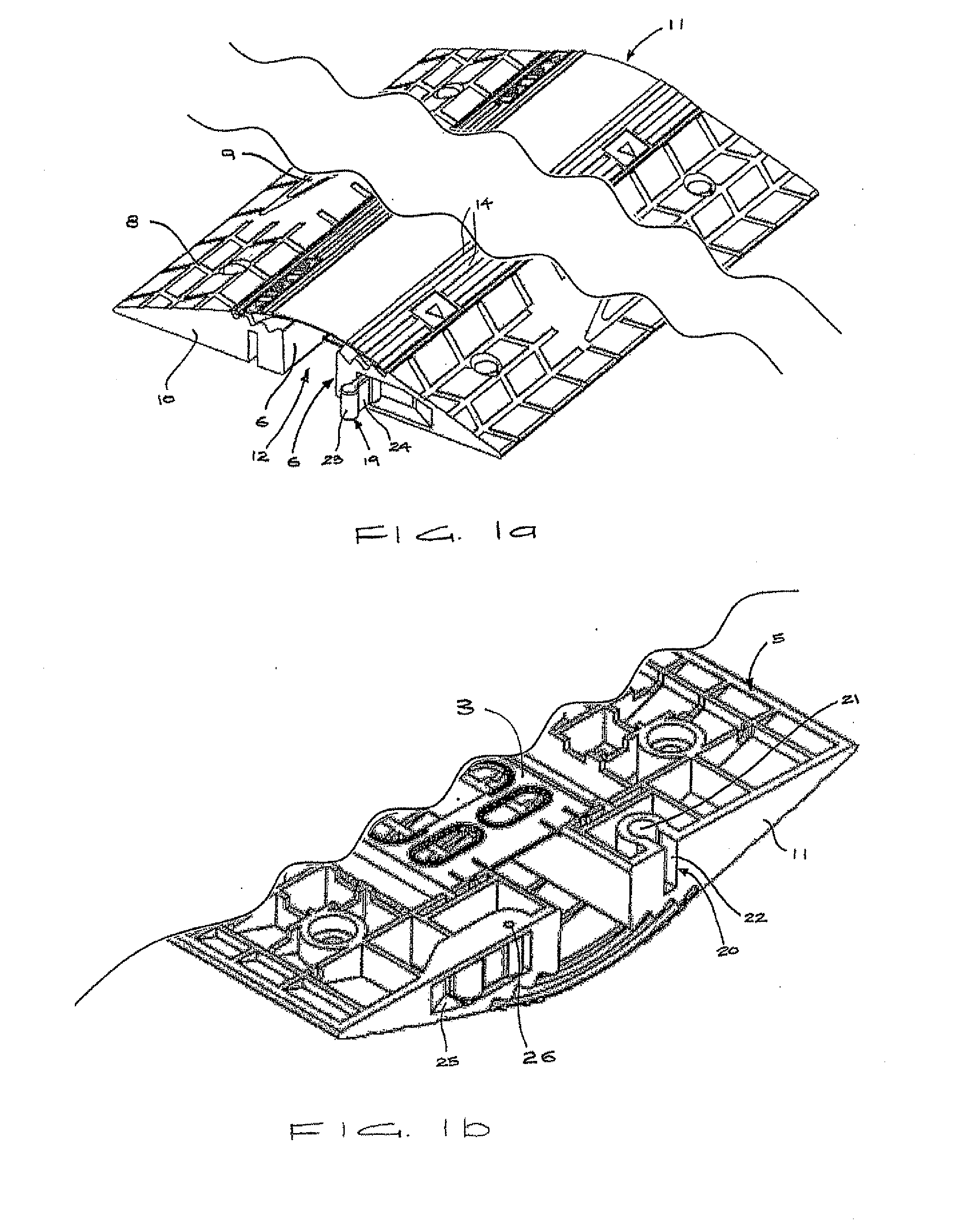 Modular conduit-bridging ramp and couplings for electrical conduits