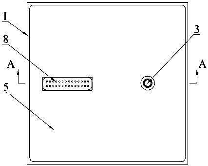 Tile type TR module capable of realizing radio-frequency signal vertical transmission