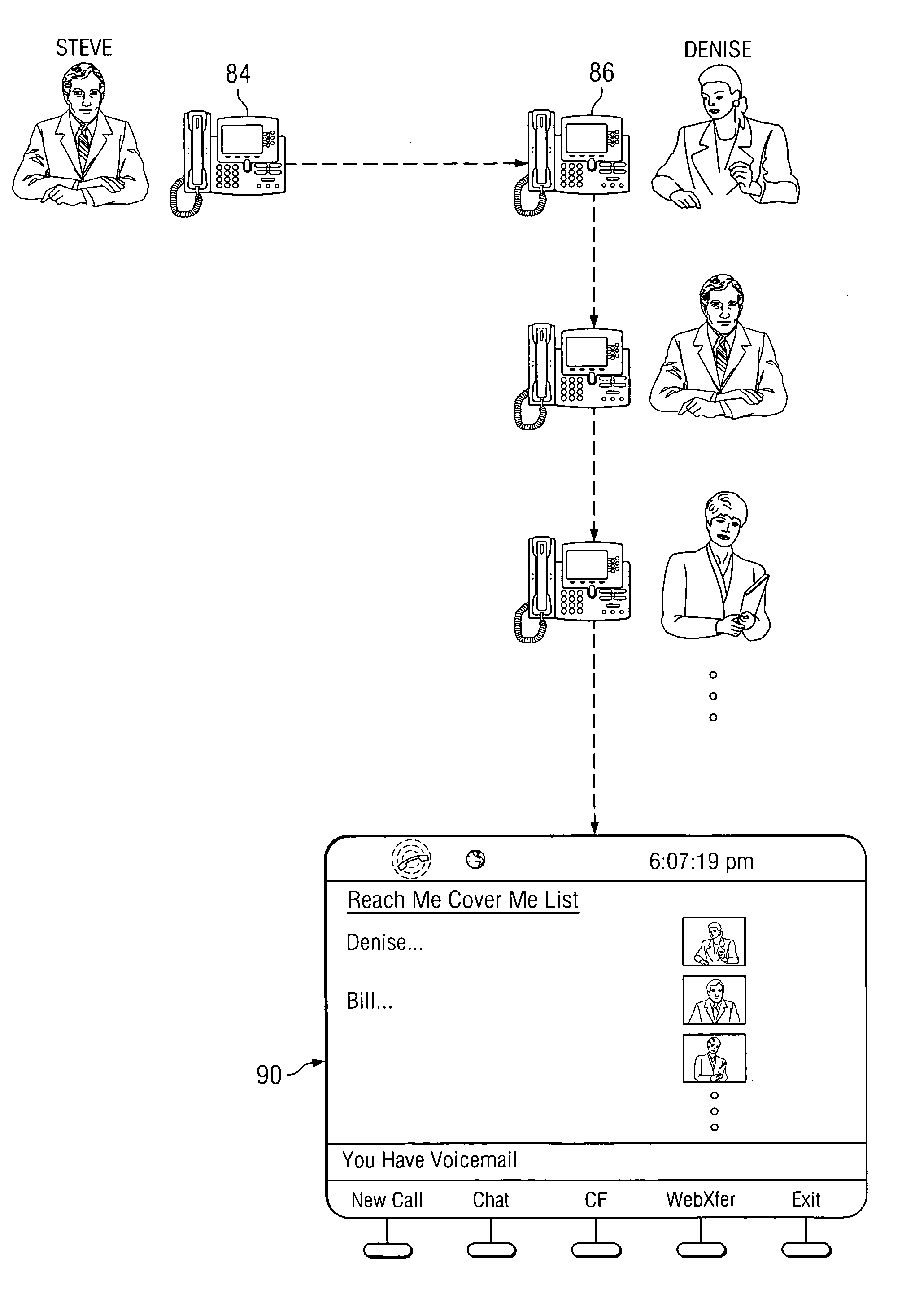 System and method for providing reach me cover me feature in a session initiation protocol (SIP) environment