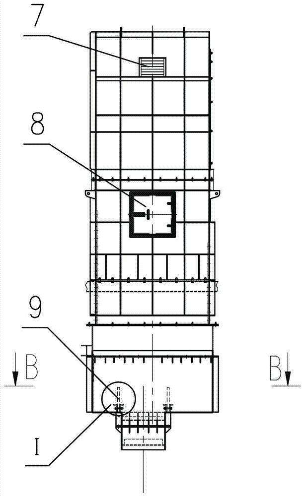 Autogenous mill/semi-autogenous mill discharging flow distribution device