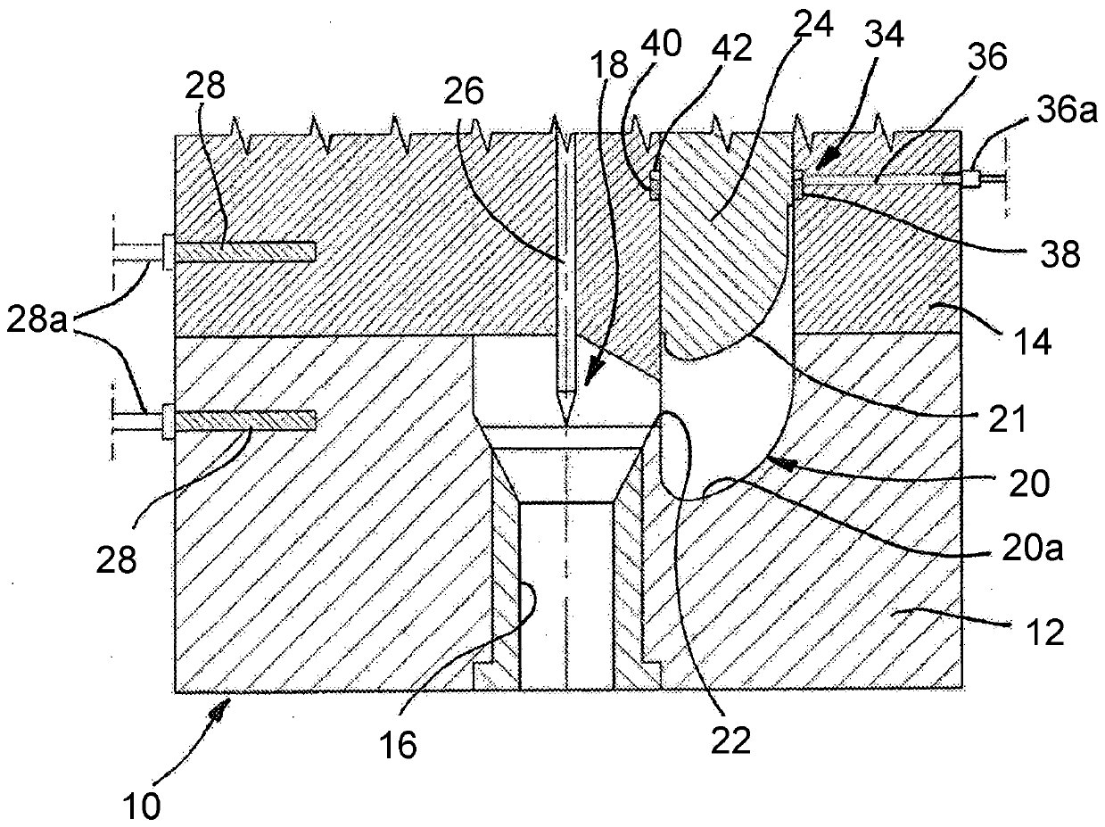 Manufacturing apparatus for making articles made of light alloys