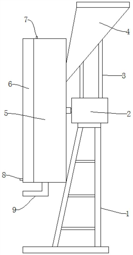 Water-cooled flour making machine for raw material processing of food production