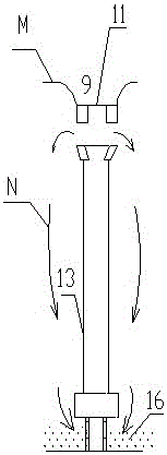 Device for electro-kinetic remediation of heavy metal contaminated soil by utilizing copper salt reinforced cathode