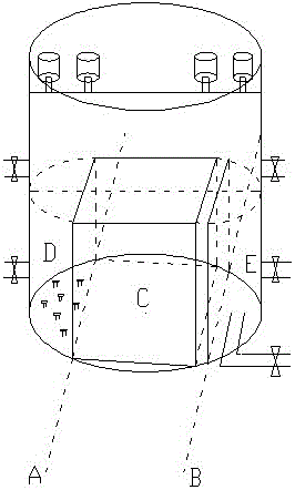 Device for electro-kinetic remediation of heavy metal contaminated soil by utilizing copper salt reinforced cathode