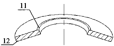 Tapered-land thrust pad with elastic supporting structures