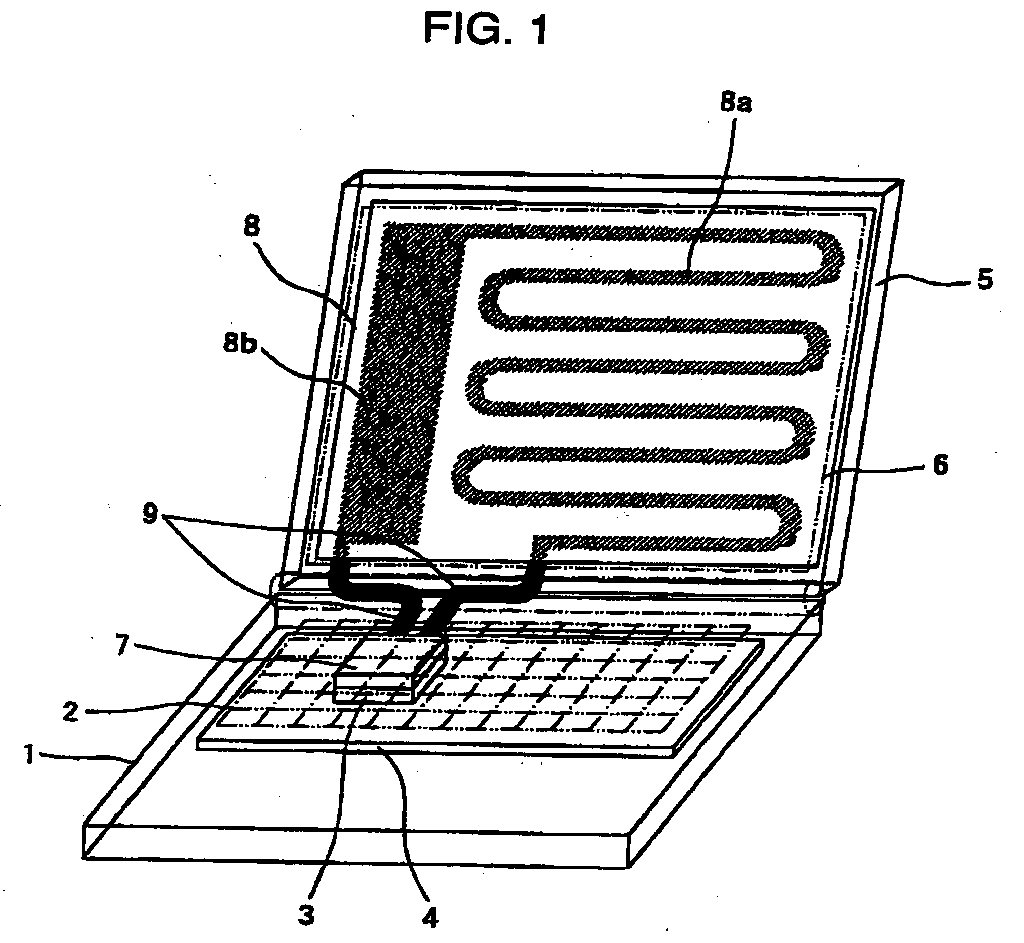 Cooling device and an electronic apparatus including the same