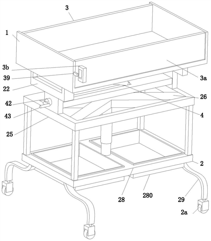 Obstetrical infant nursing bed