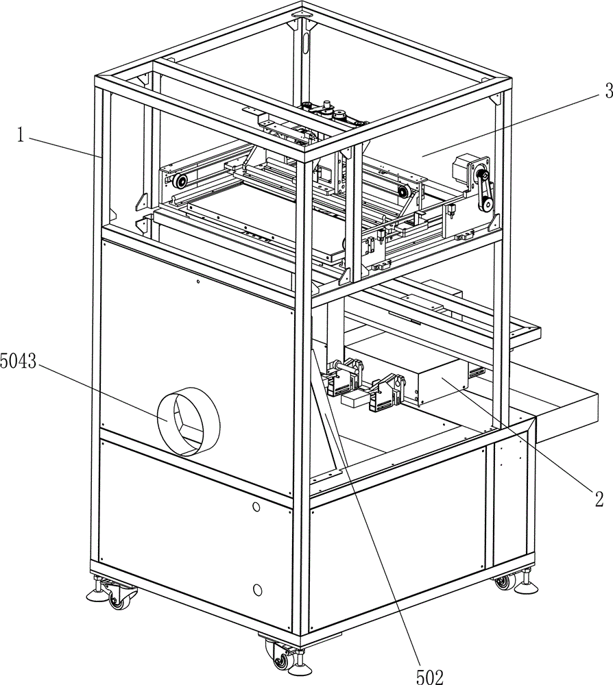 Automatic oil spraying machine