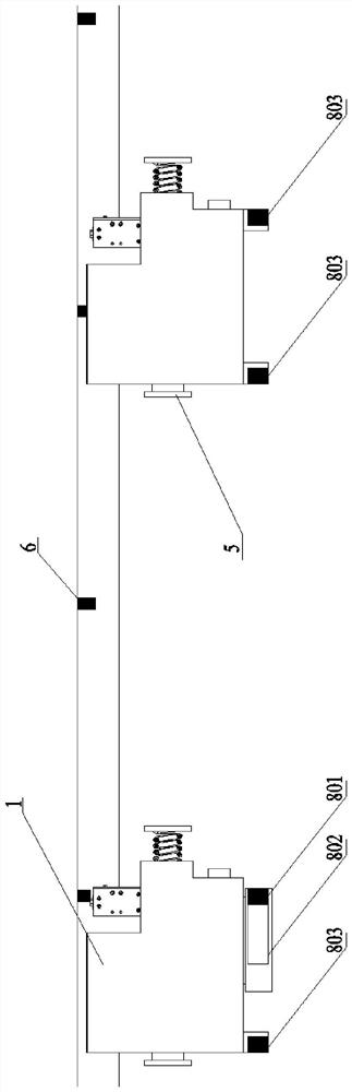 Comprehensive pipe gallery rescue robot based on telescopic car coupler