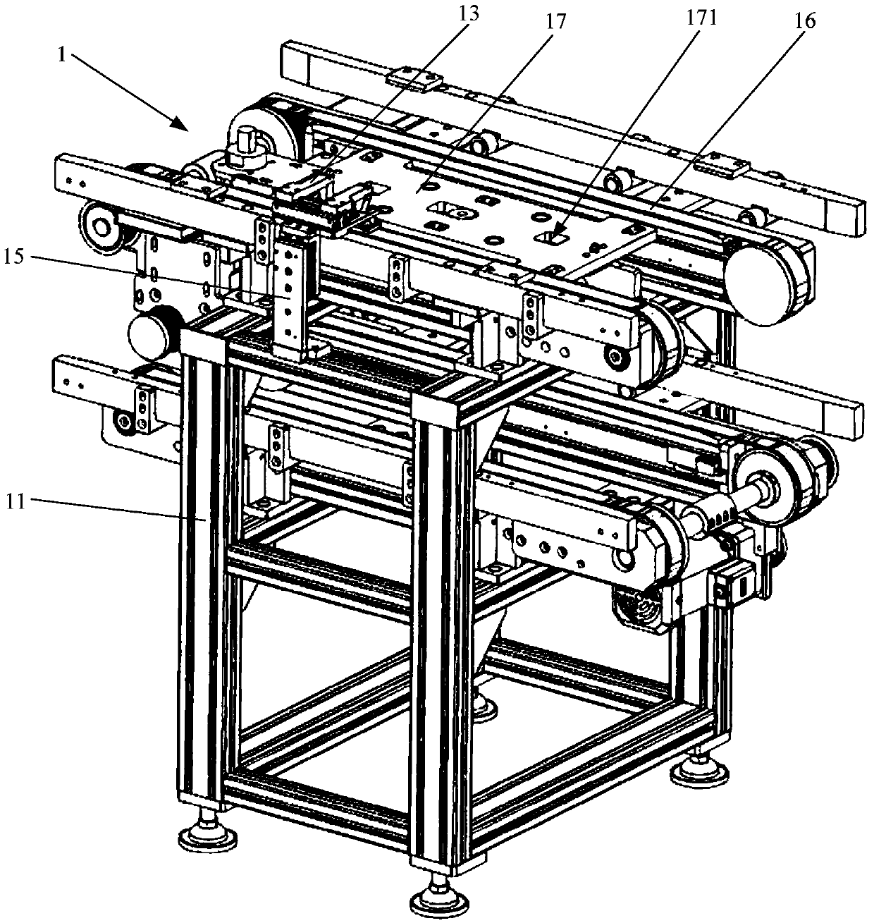 Bus bar leveling equipment for photovoltaic assembly