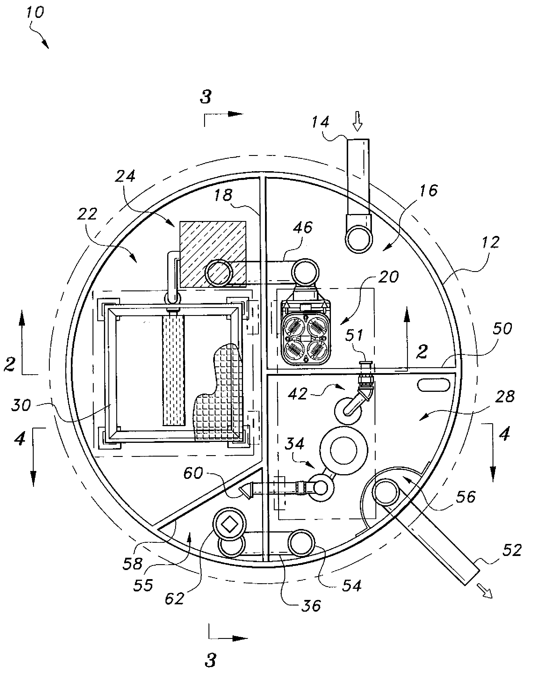 Wastewater treatment system and method