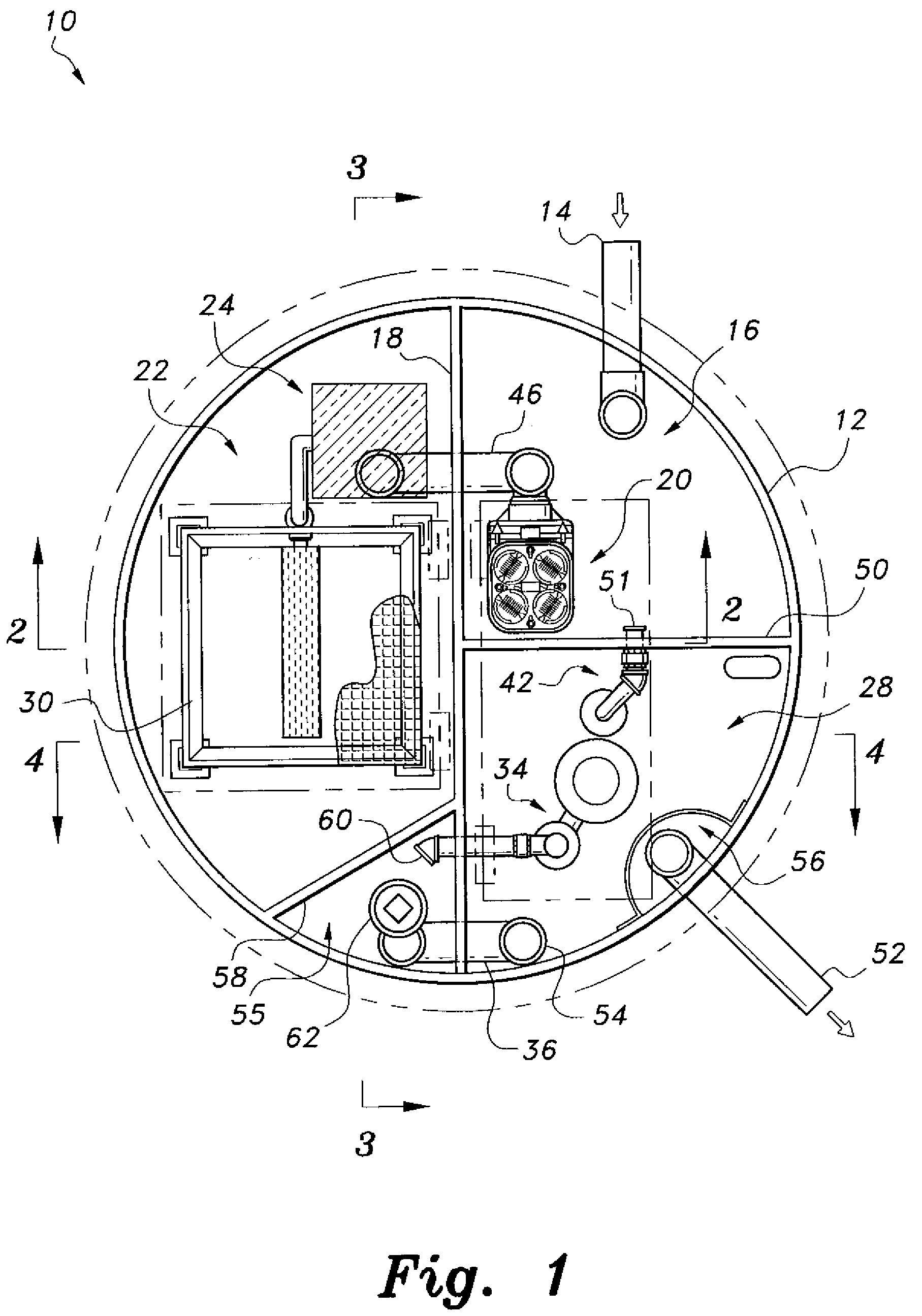 Wastewater treatment system and method