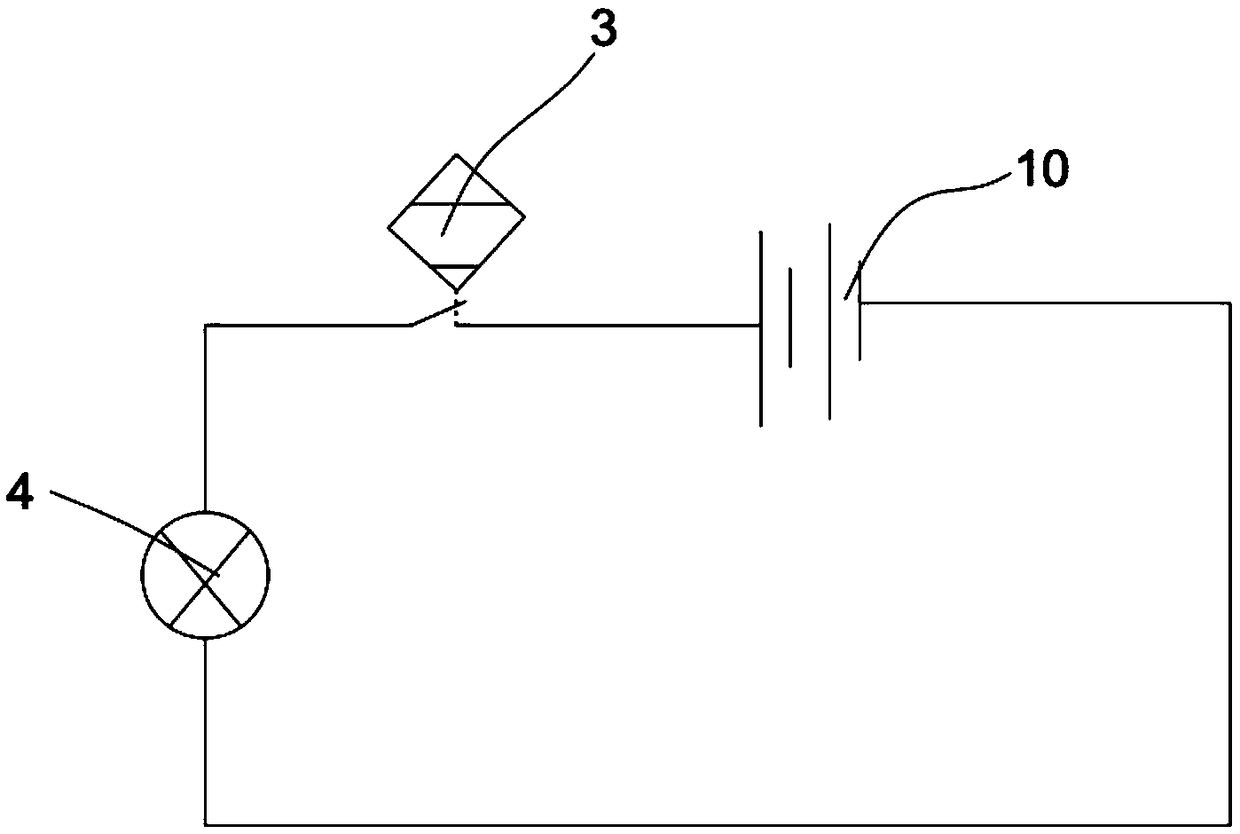 Welding gas low-pressure early warning device