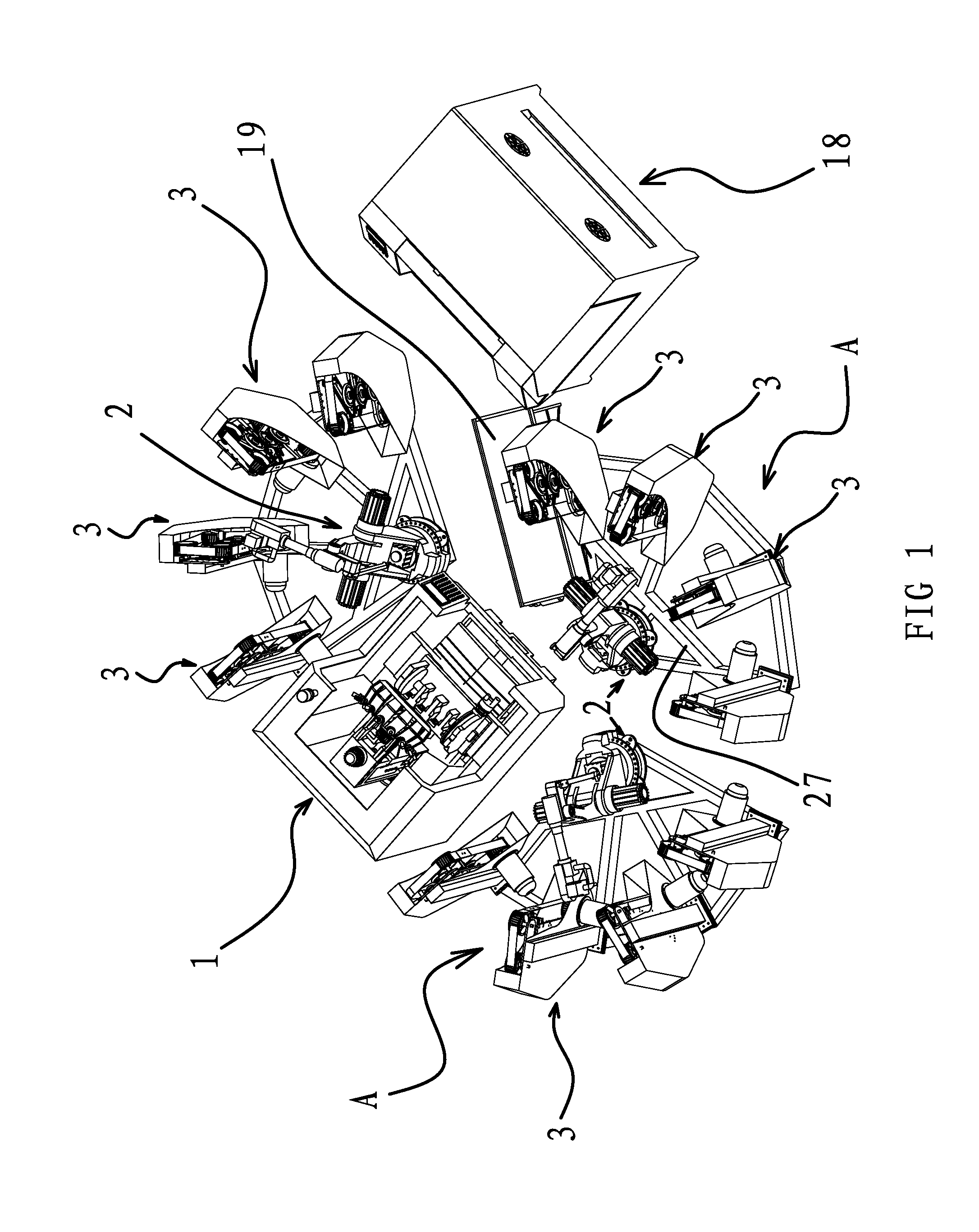 Surface processing system for a work piece