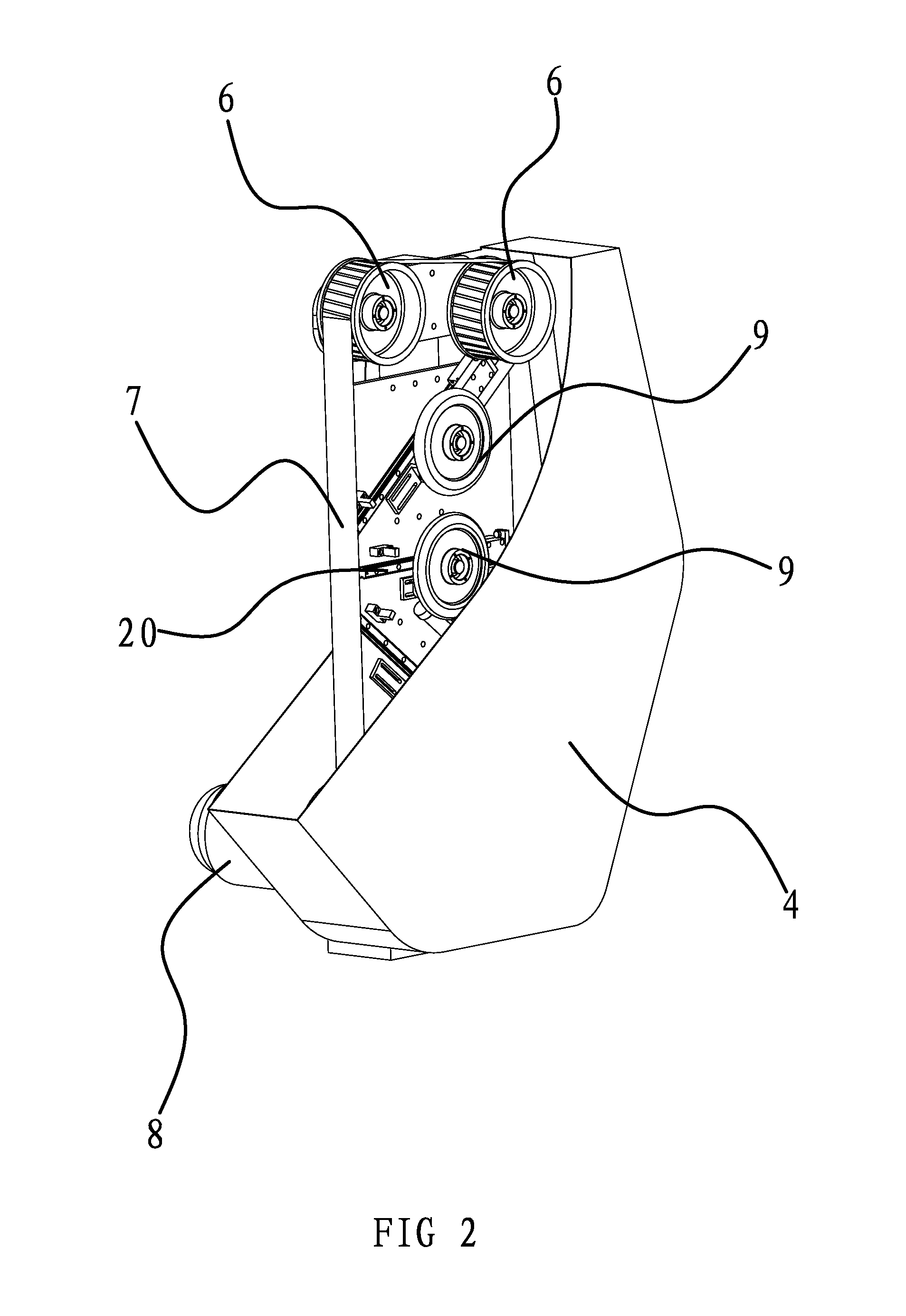 Surface processing system for a work piece