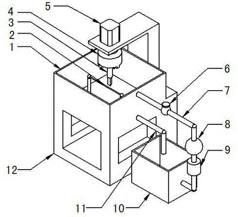 Device for manufacturing delta type hard alloy micro milling cutter