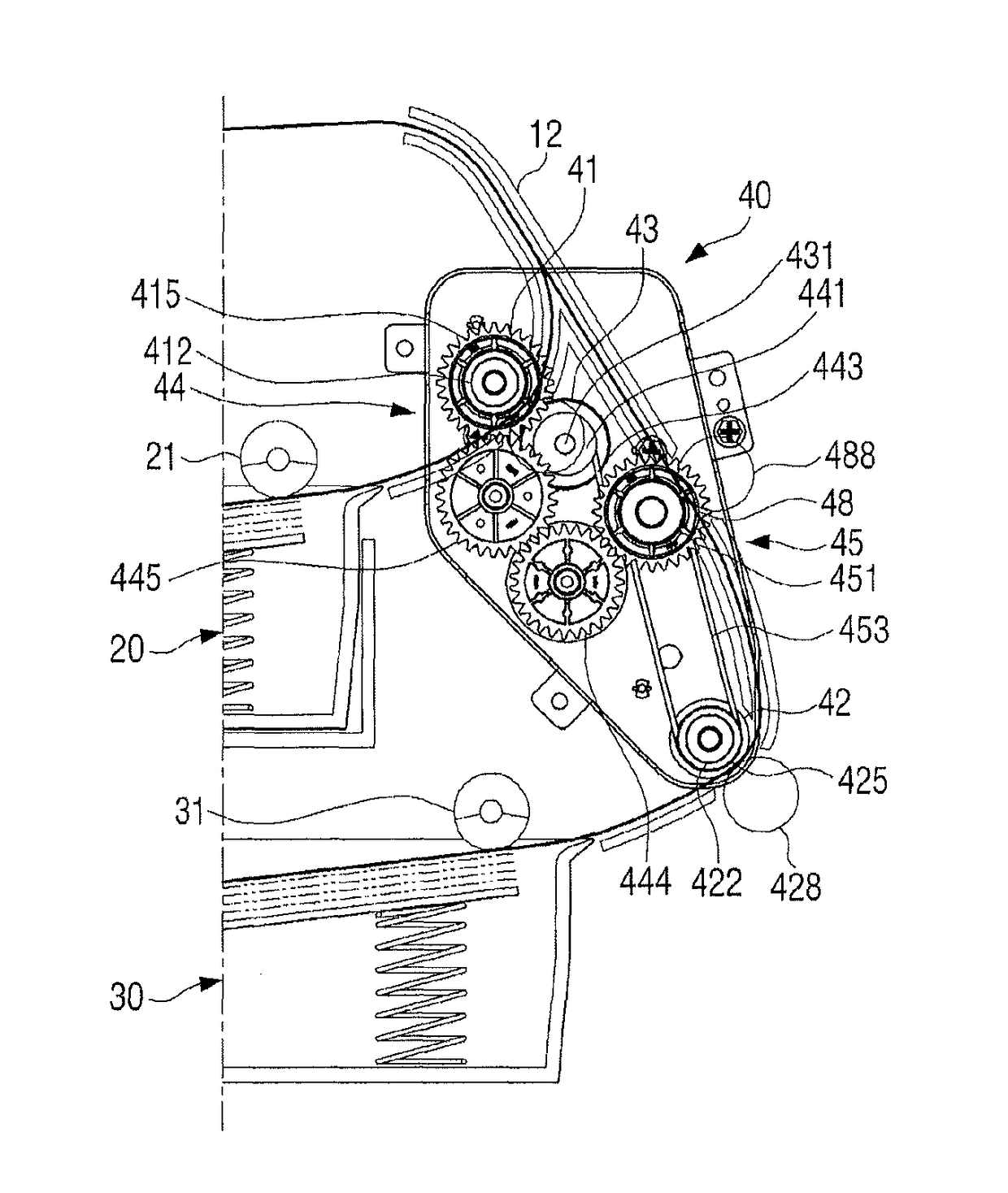 Paper feeding unit and image forming apparatus having the same