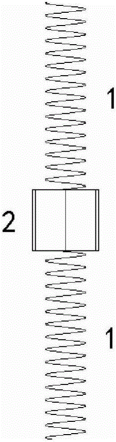 Pole tower resonance energy acquisition device