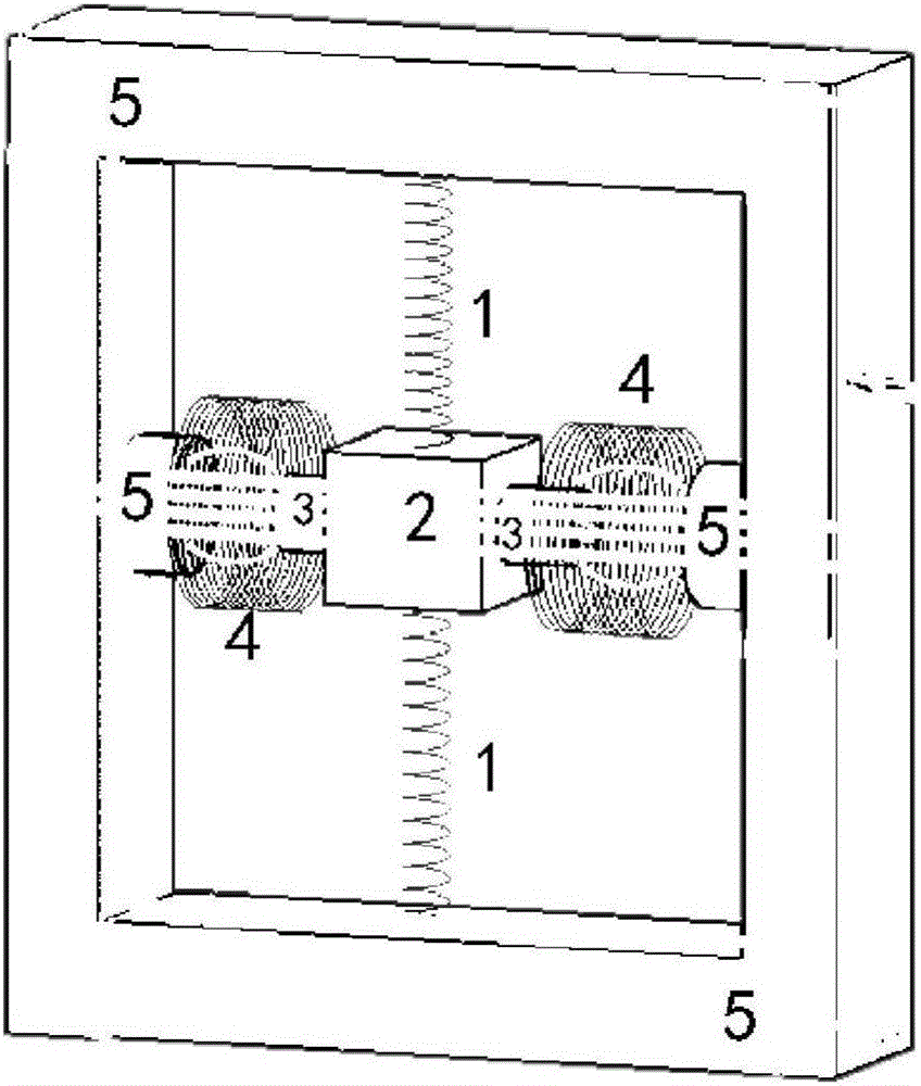 Pole tower resonance energy acquisition device